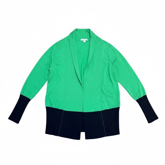 New York & Company Green & Blue Cardigan Sweater | Size M - Picture 4 of 9